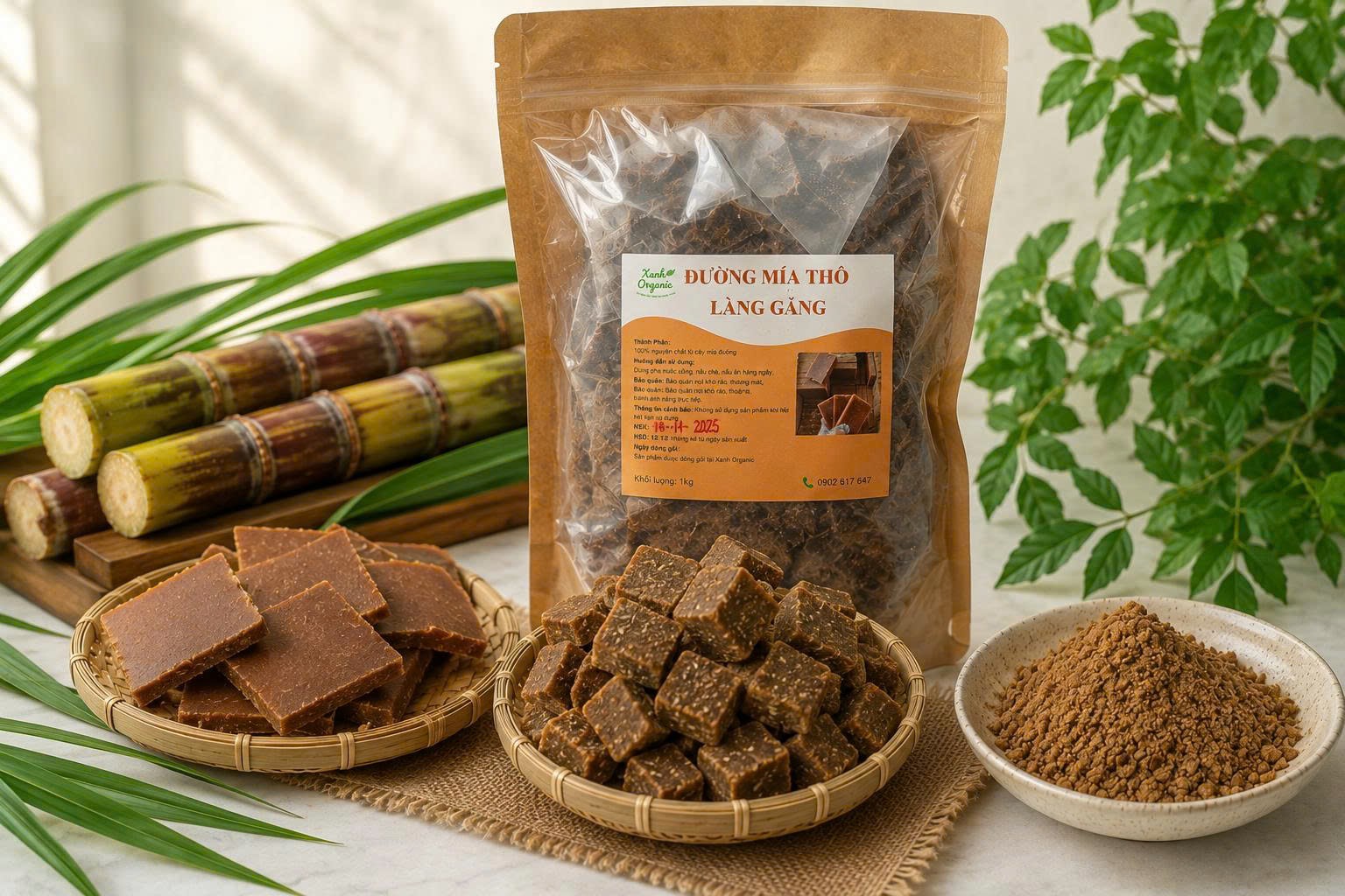 Đường mía thô khác gì đường tinh luyện thông thường?