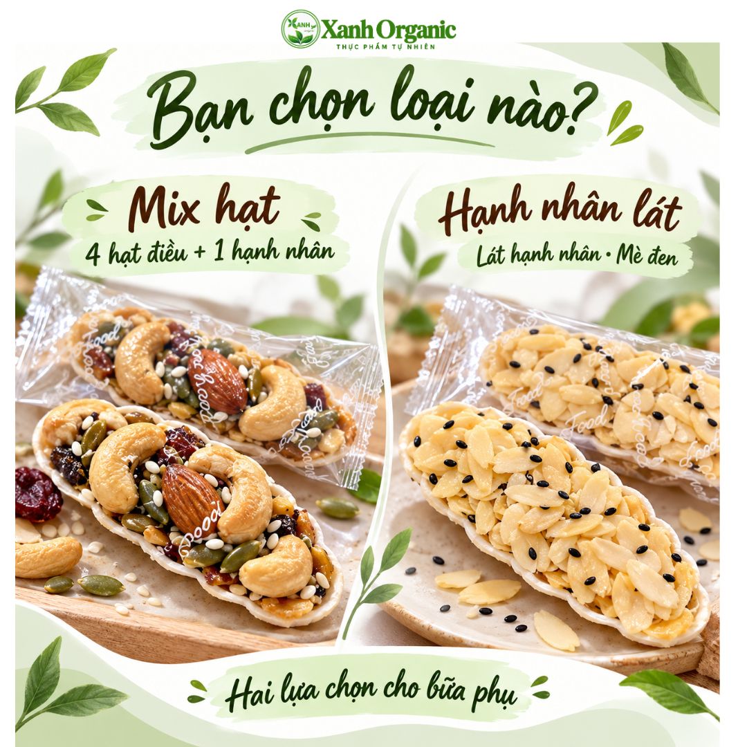 [Loại VIP] Bánh thuyền siêu hạt & siêu hạnh nhân-Túi 500g — ảnh 2