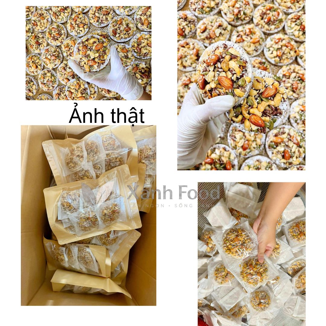 (loại Vip) Bánh nổ gạo lứt mix hạt giòn tan — ảnh 9