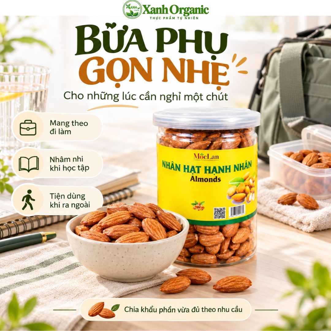 Hạnh nhân Mỹ nguyên vị nguyên vỏ lụa-500g — ảnh 7