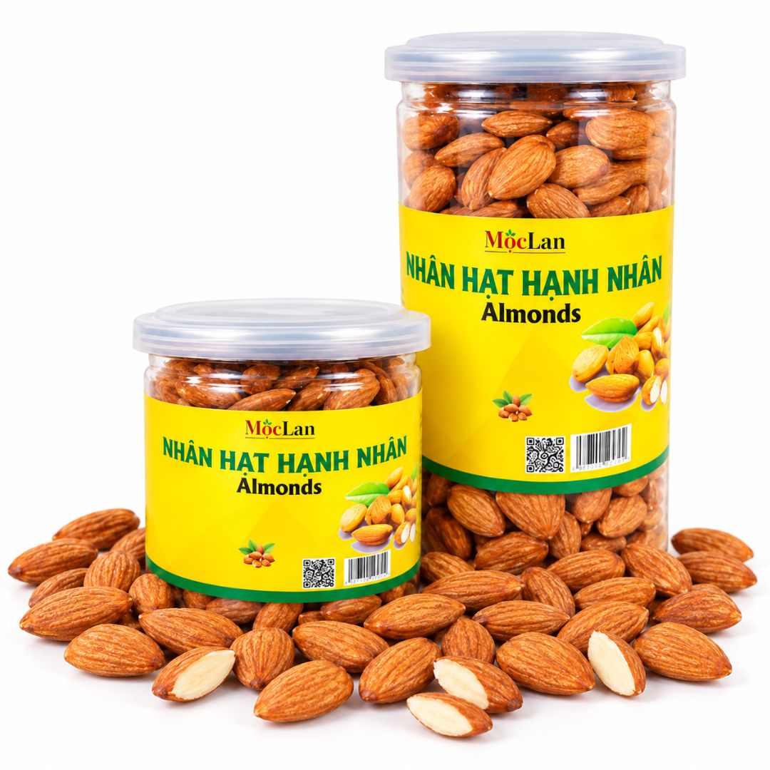 Hạnh nhân Mỹ nguyên vị nguyên vỏ lụa-500g
