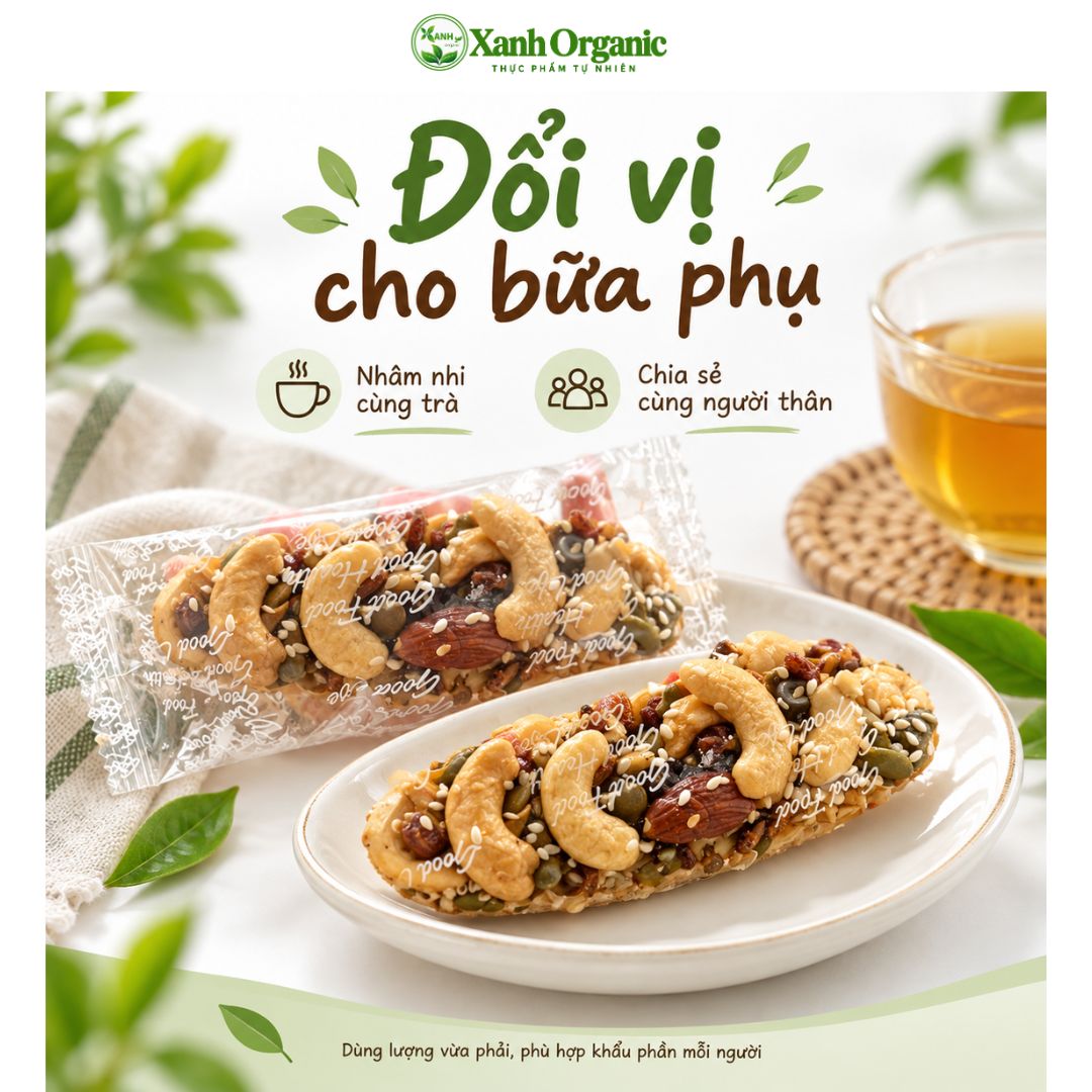 [Loại VIP] Bánh thuyền siêu hạt & siêu hạnh nhân-Túi 500g — ảnh 6