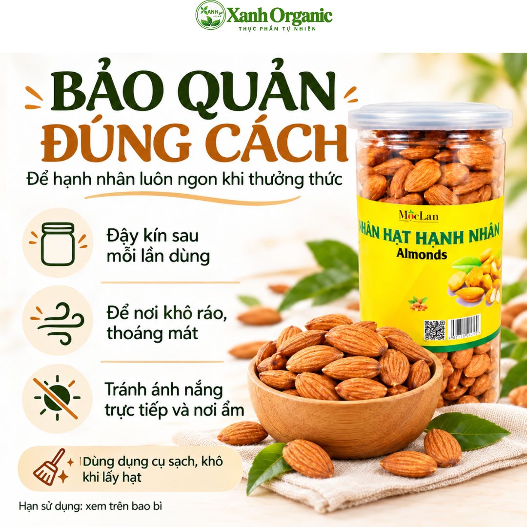 Hạnh nhân Mỹ nguyên vị nguyên vỏ lụa-500g — ảnh 8
