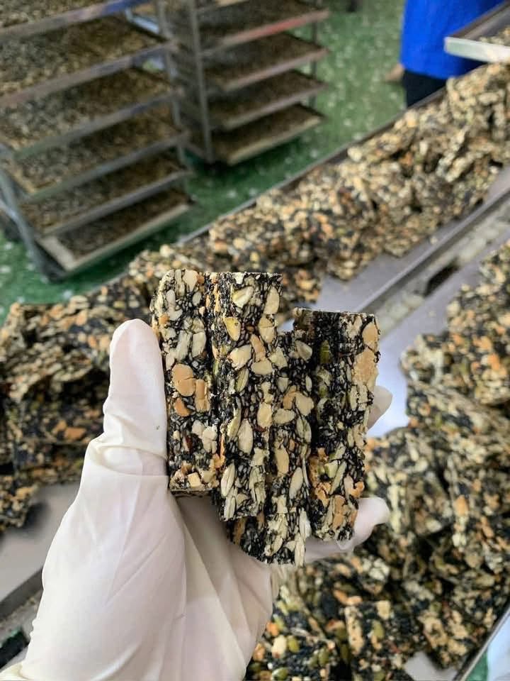 Thanh mè đen mix siêu hạt- bữa phụ heathy-500g — ảnh 9