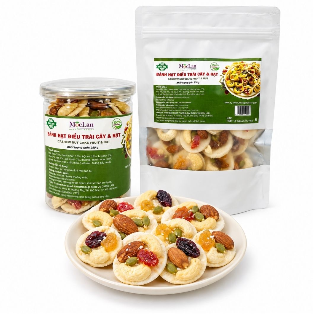Bánh đồng tiền mix hạt trái cây — ảnh 1