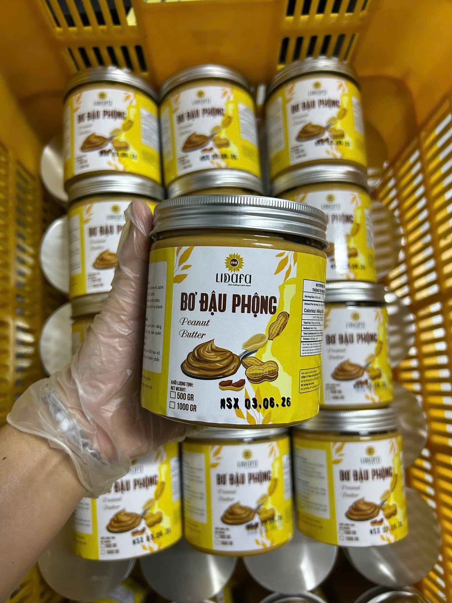 Bơ đậu phộng Lidafa nguyên chất-95% đậu phộng- 240g — ảnh 2