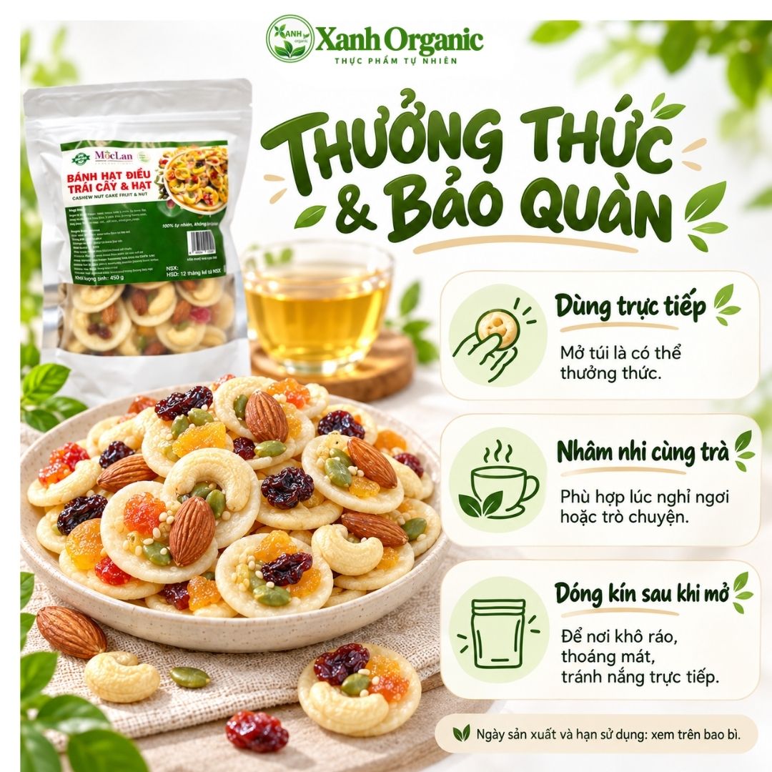 Bánh đồng tiền mix hạt trái cây — ảnh 5