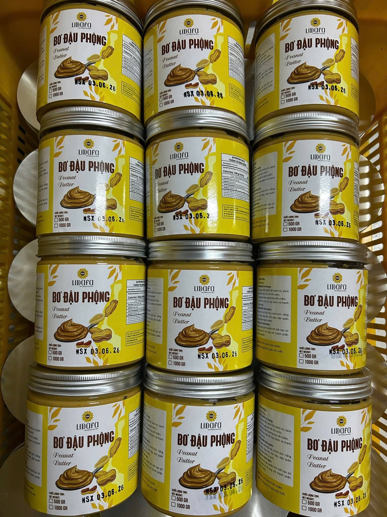 Bơ đậu phộng Lidafa nguyên chất-95% đậu phộng- 240g — ảnh 3