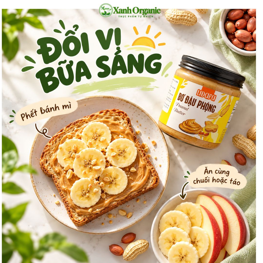 Bơ đậu phộng Lidafa nguyên chất-95% đậu phộng- 240g — ảnh 6