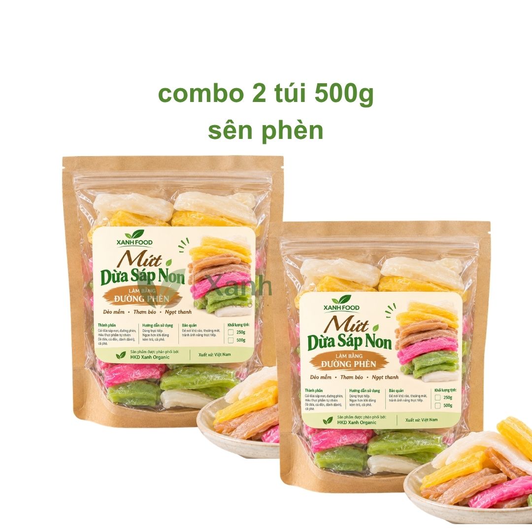 Lẻ 1 túi 500g-đường phèn
