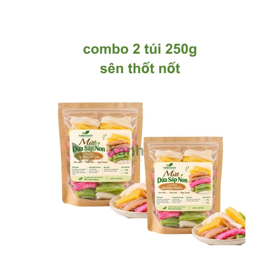 Combo 2 túi 250g-đường thốt nốt