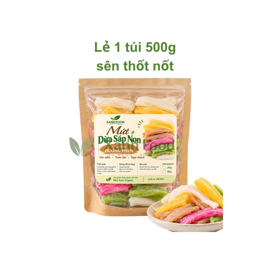 Lẻ 1 túi 500g-đường thốt nốt